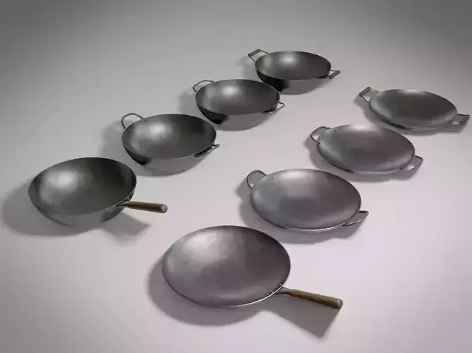 Frying Pan Wok Set