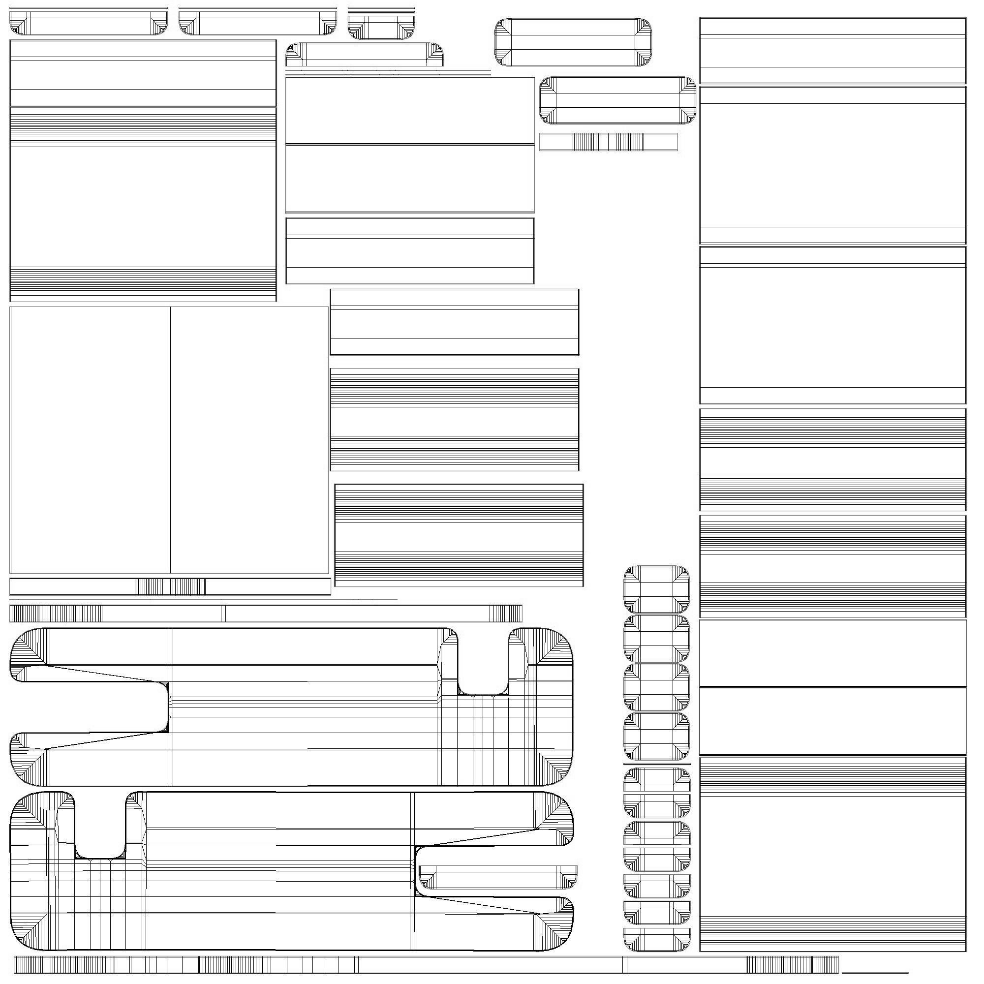 Rosie Console Table by Luxlucia Casa 3D model_7