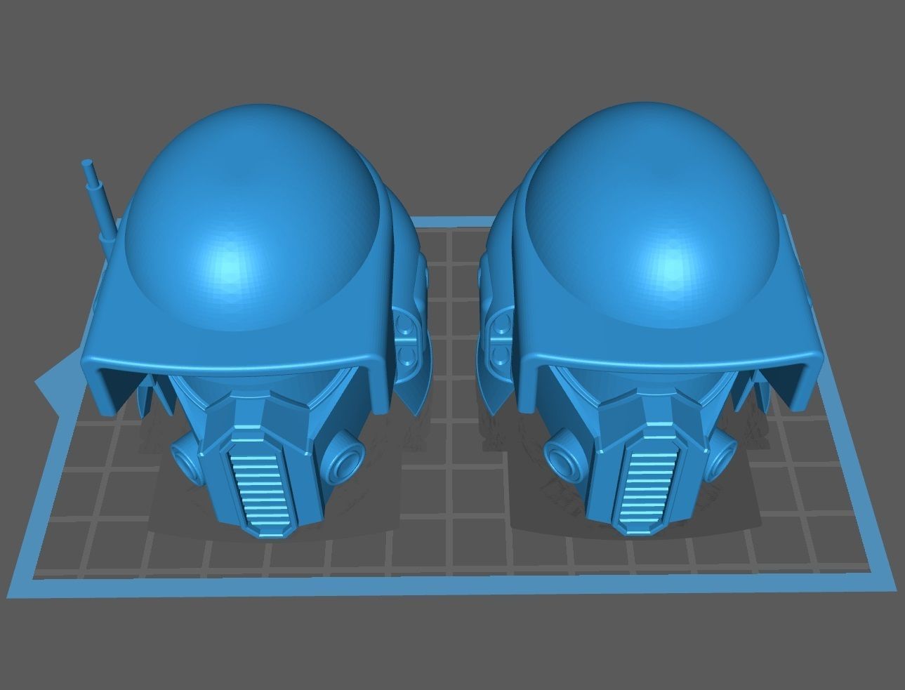 Custom Imperial Storm Commando Officer helmet for sixth scale 3D print model_2