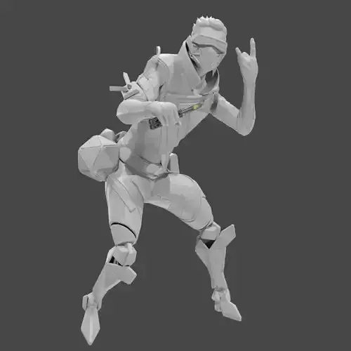 Apex Legends Character 3D Print OBJ STL File Octane  21
