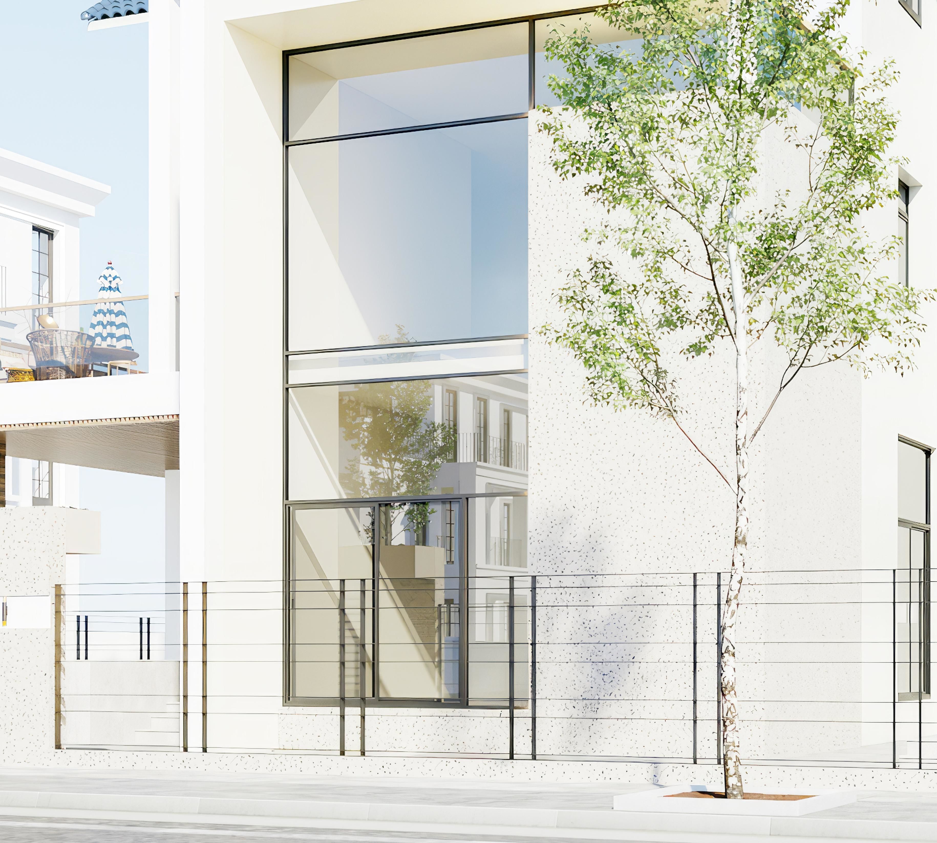 buildings Villa facade MAX Modern Texture_3