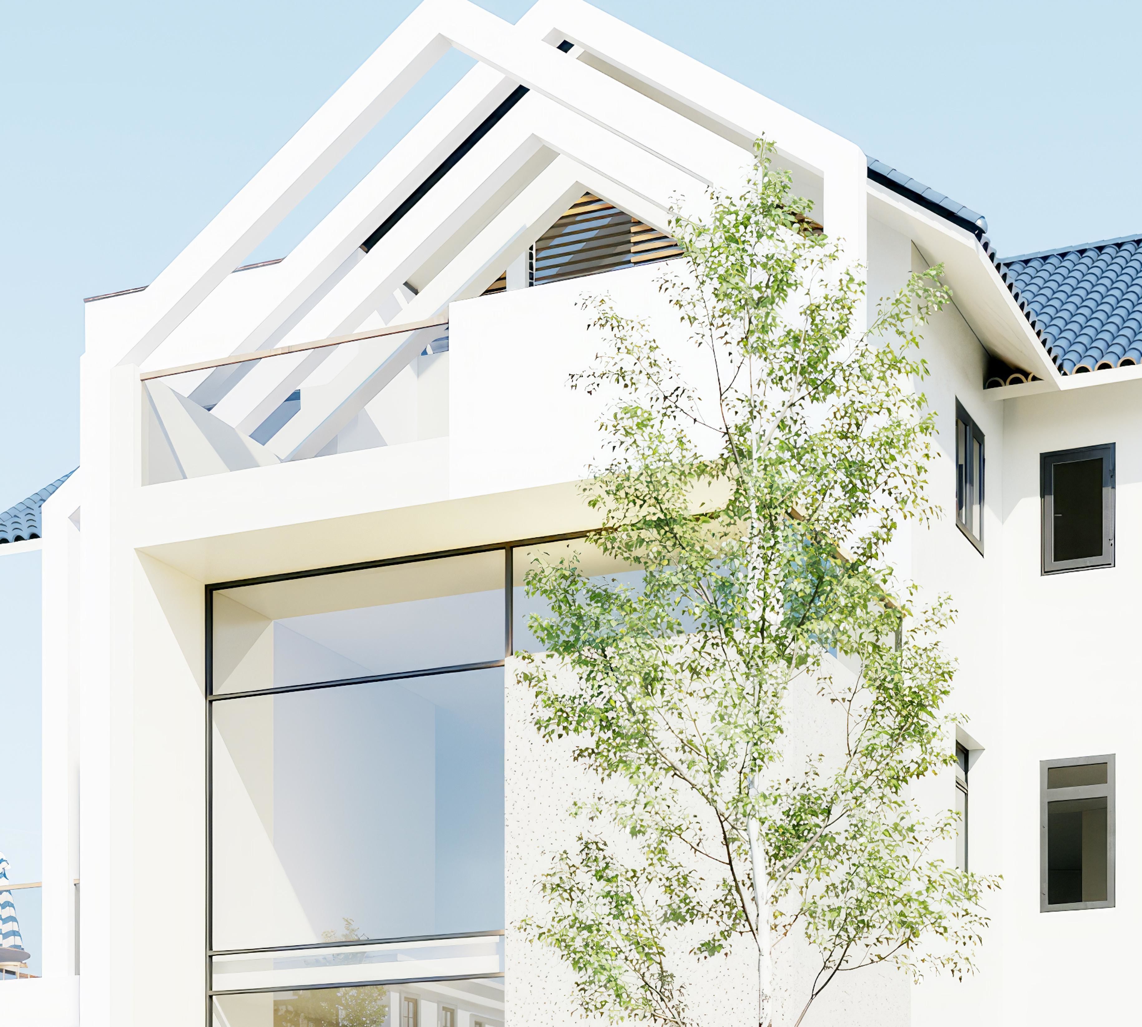 buildings Villa facade MAX Modern Texture_1