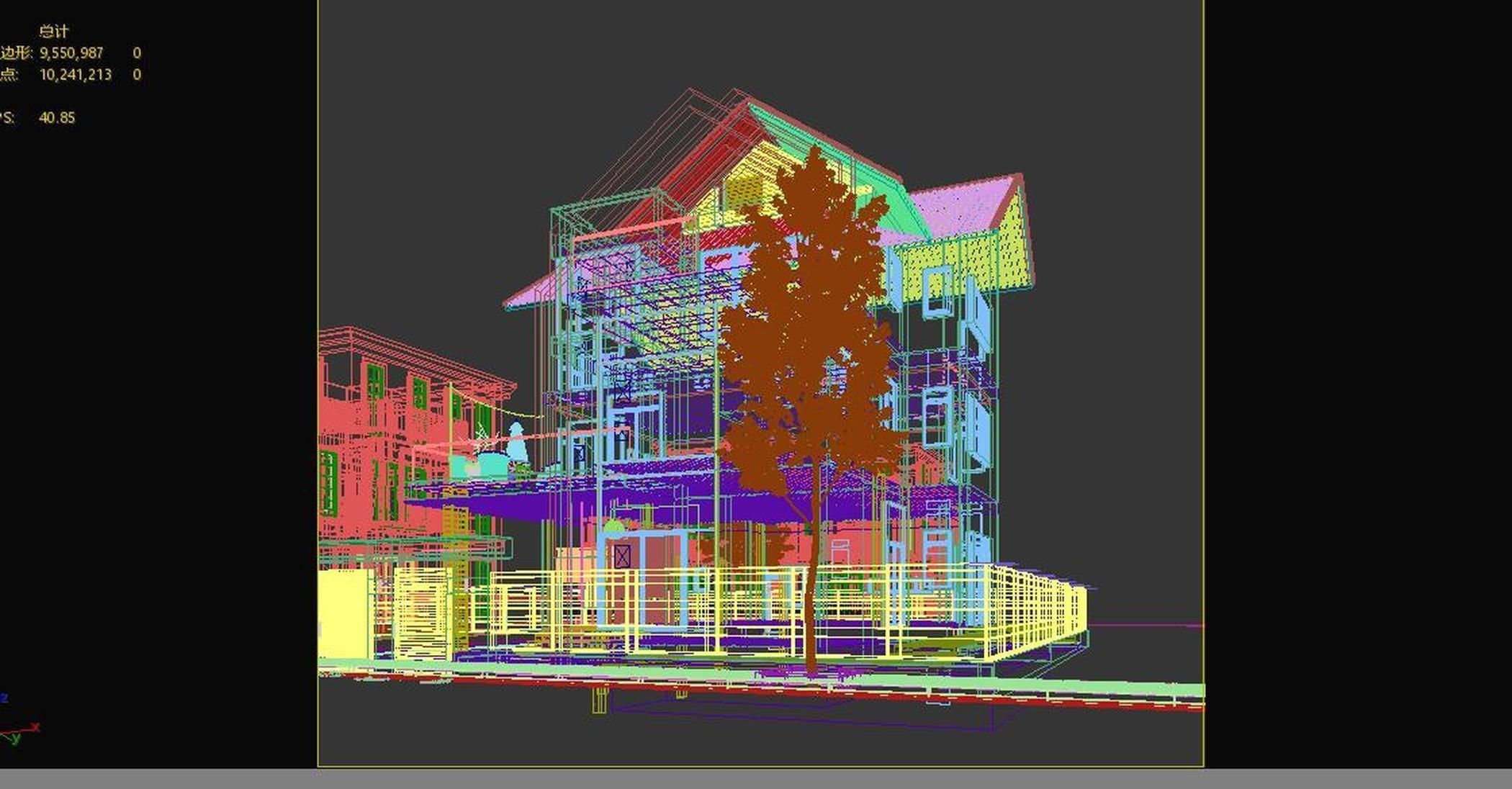 buildings Villa facade MAX Modern Texture_6