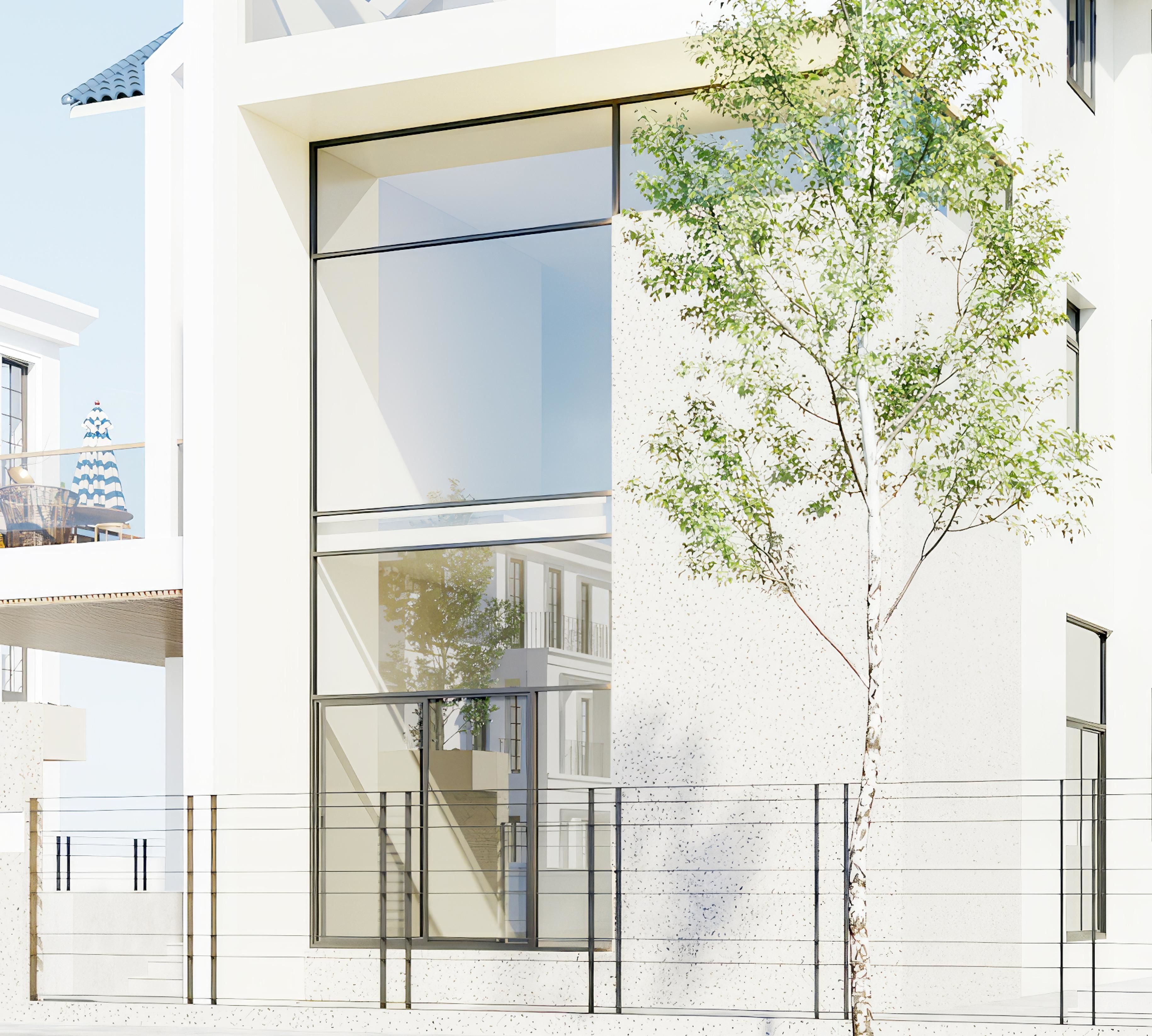 buildings Villa facade MAX Modern Texture_2