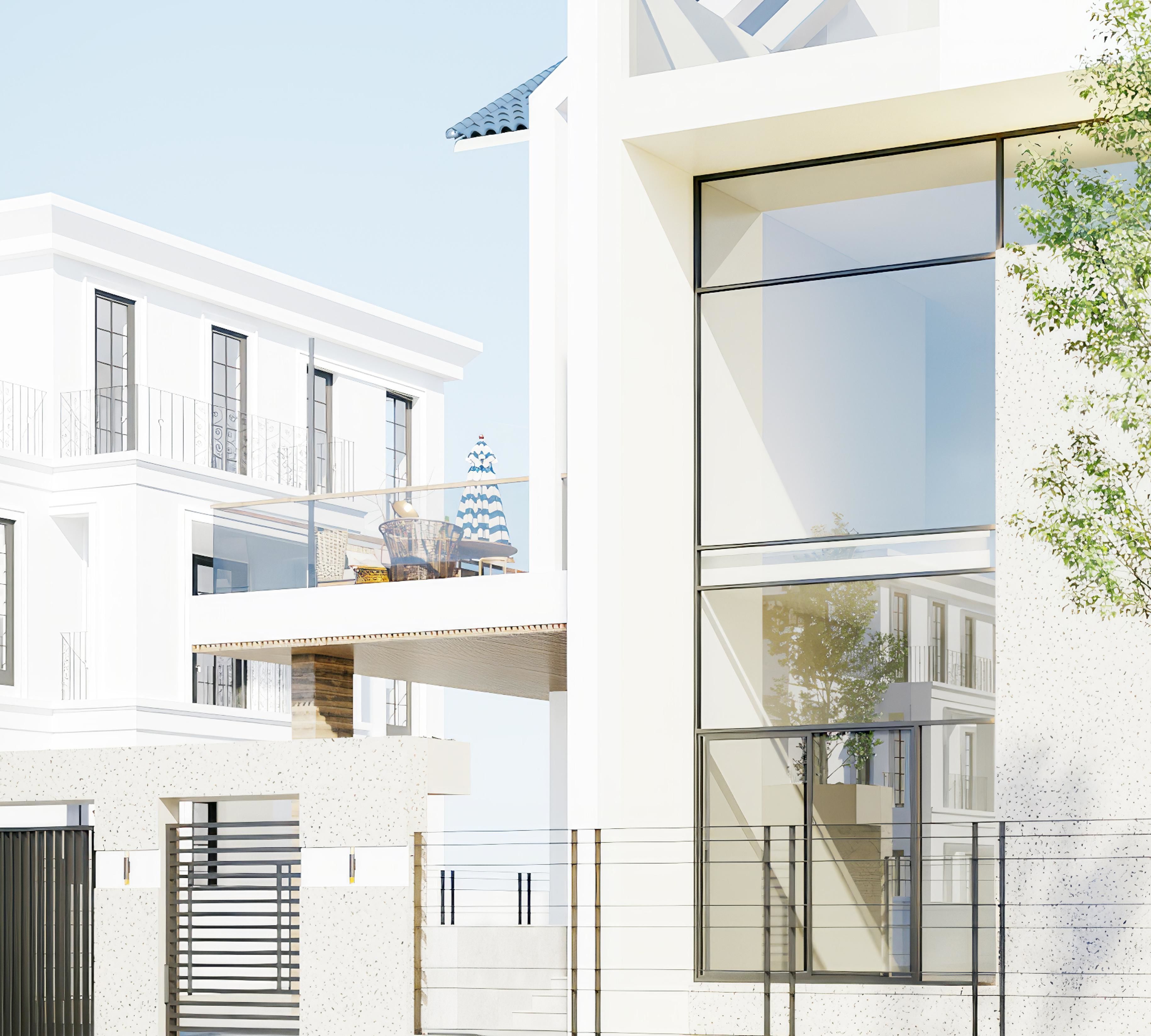 buildings Villa facade MAX Modern Texture_5