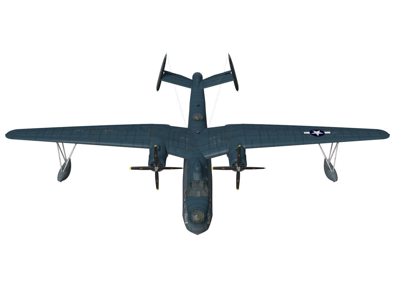 Martin PBM 5 mariner 3D model_10