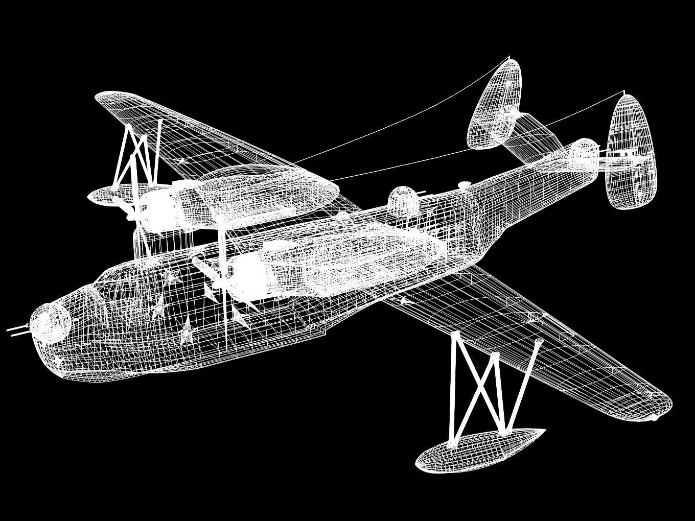 Martin PBM 5 mariner 3D model_13