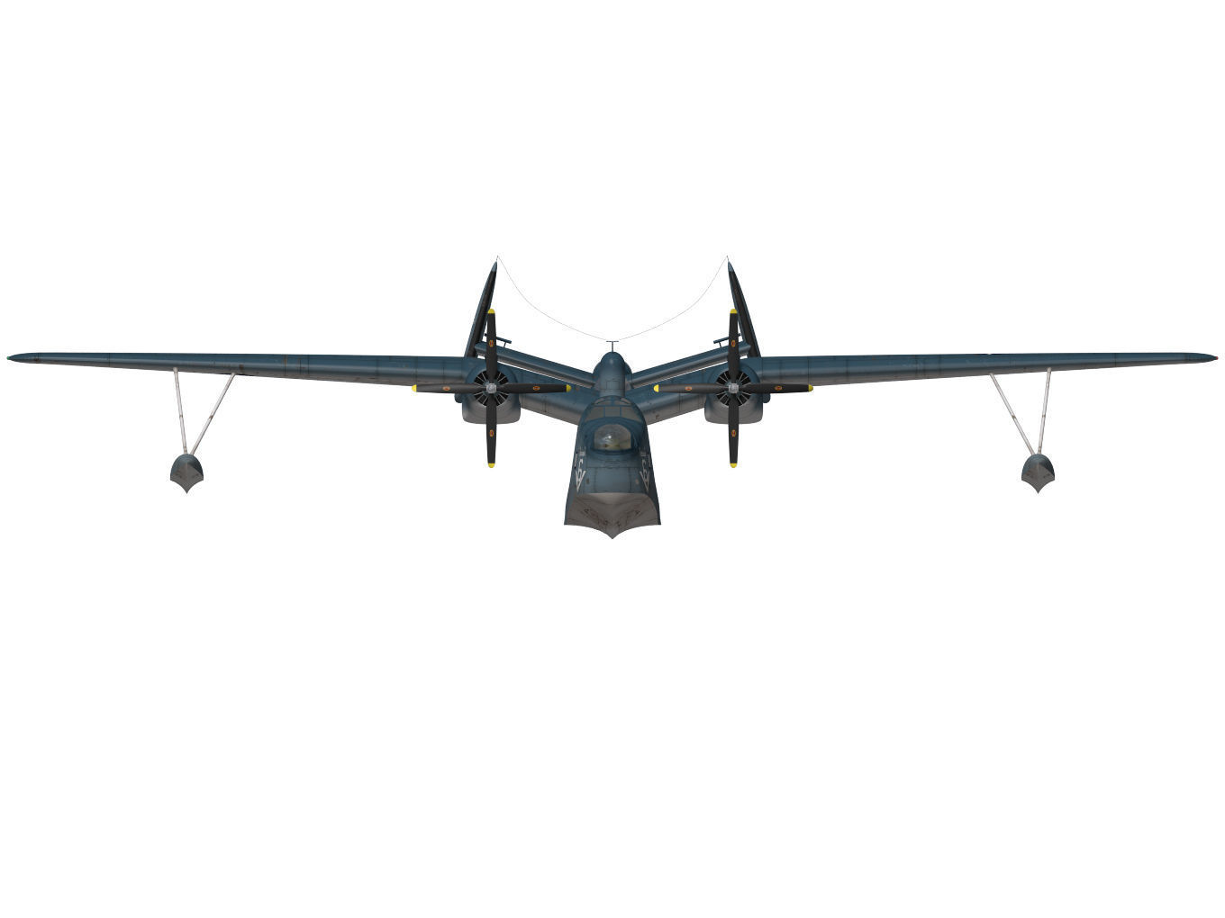 Martin PBM 5 mariner 3D model_8