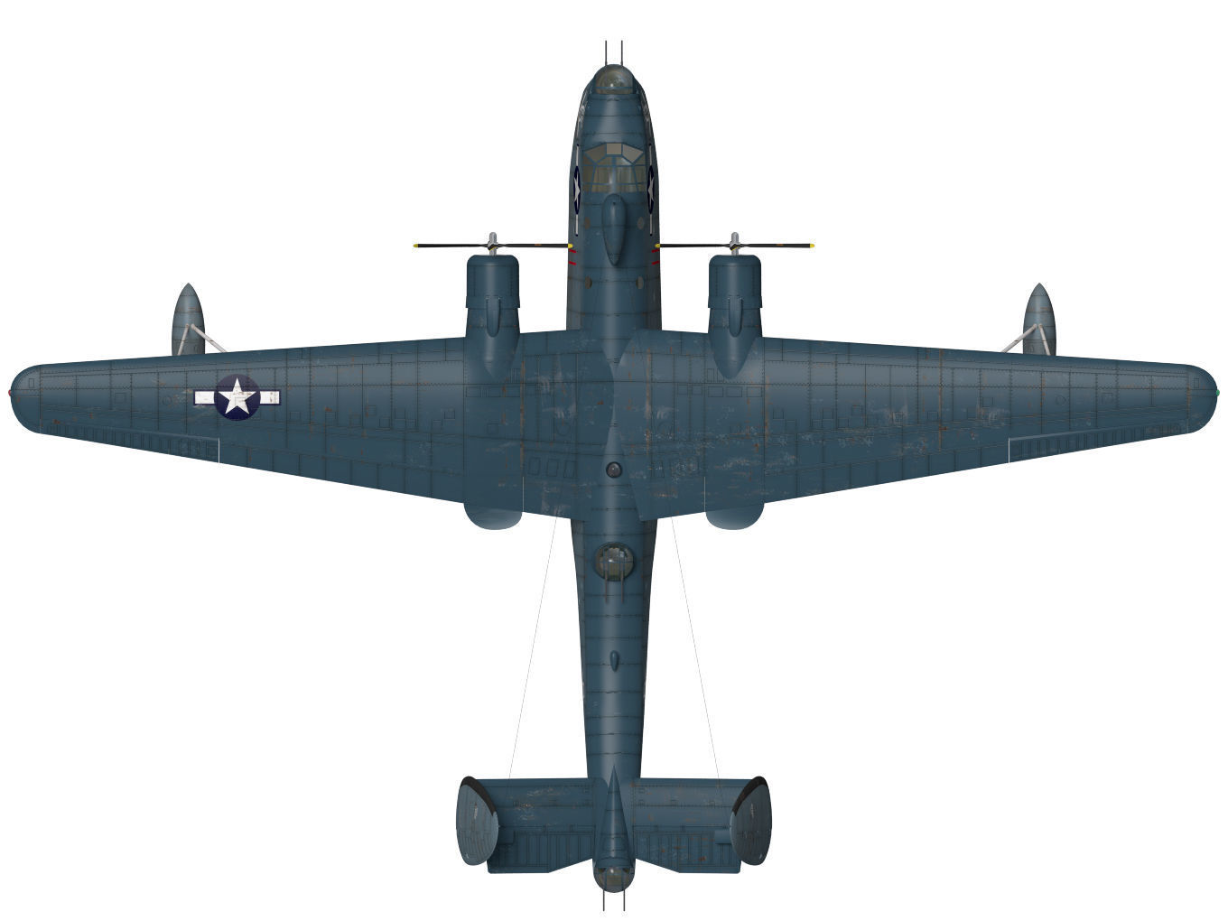 Martin PBM 5 mariner 3D model_11