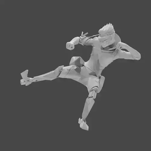 Apex Legends Character 3D Print OBJ STL File Octane  24