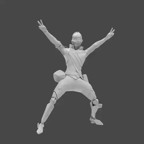 Apex Legends Character 3D Print OBJ STL File Octane  25