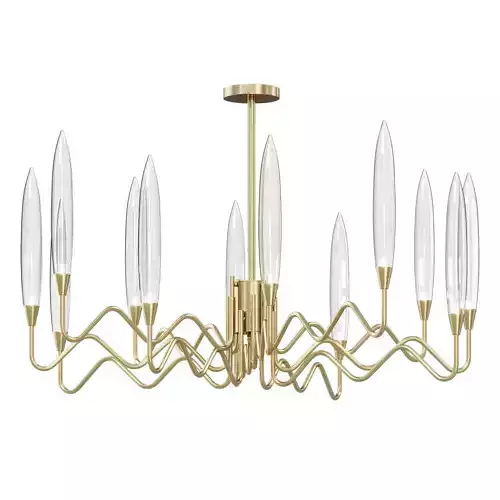 MELVIN Chandelier by Lalume 3D model