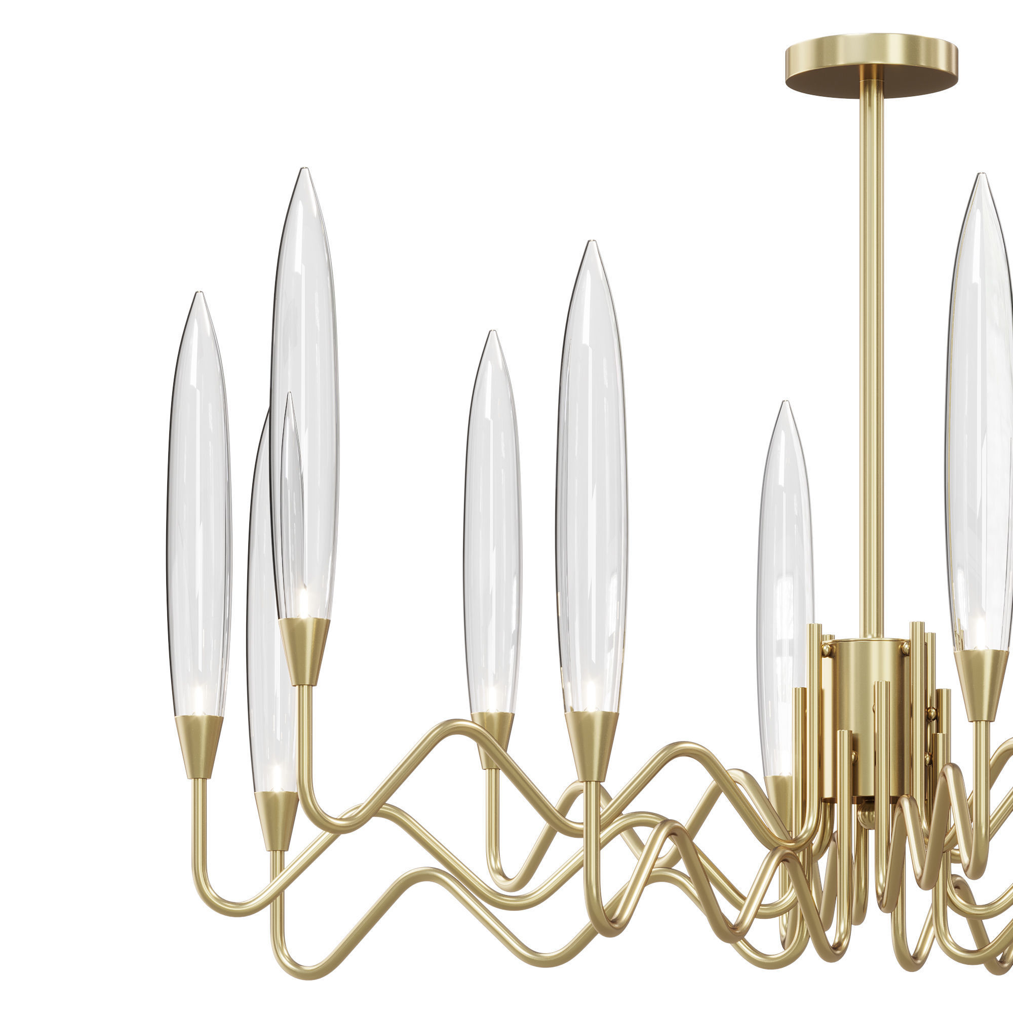 MELVIN Chandelier by Lalume 3D model_1