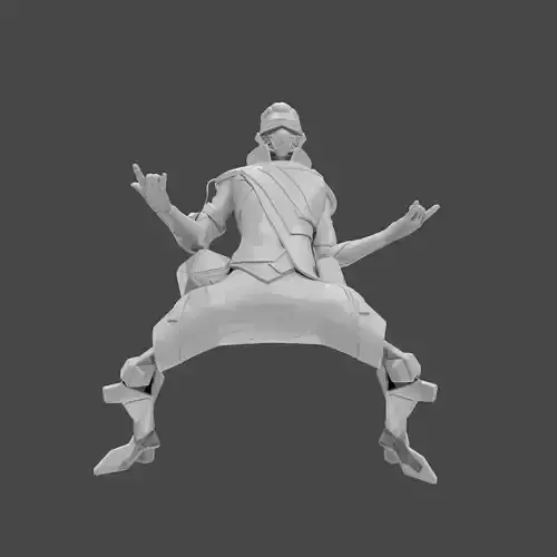 Apex Legends Character 3D Print OBJ STL File Octane  27
