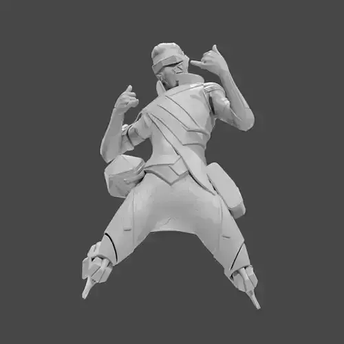 Apex Legends Character 3D Print OBJ STL File Octane  29