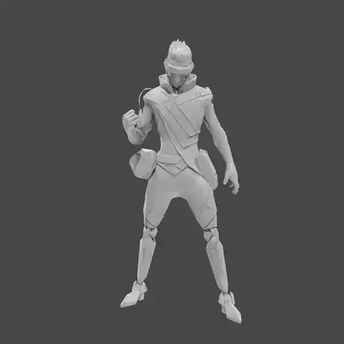 Apex Legends Character 3D Print OBJ STL File Octane  31