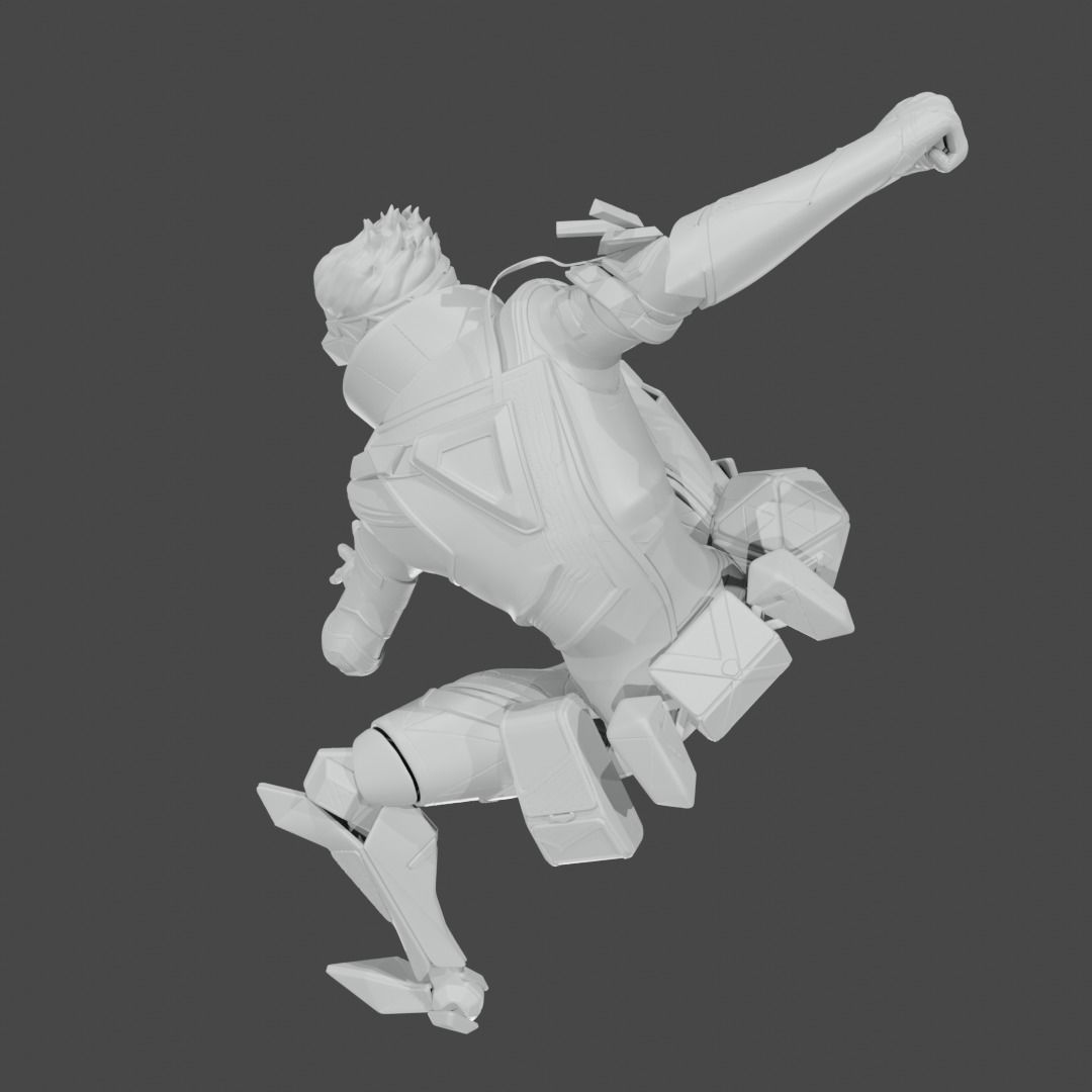 Apex Legends Character 3D Print OBJ STL File Octane  32 3D print model_2