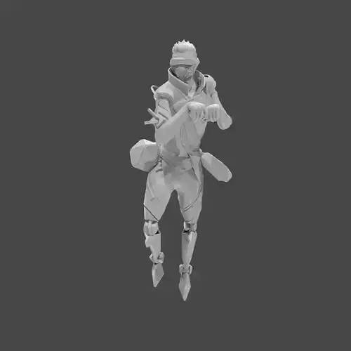 Apex Legends Character 3D Print OBJ STL File Octane  34