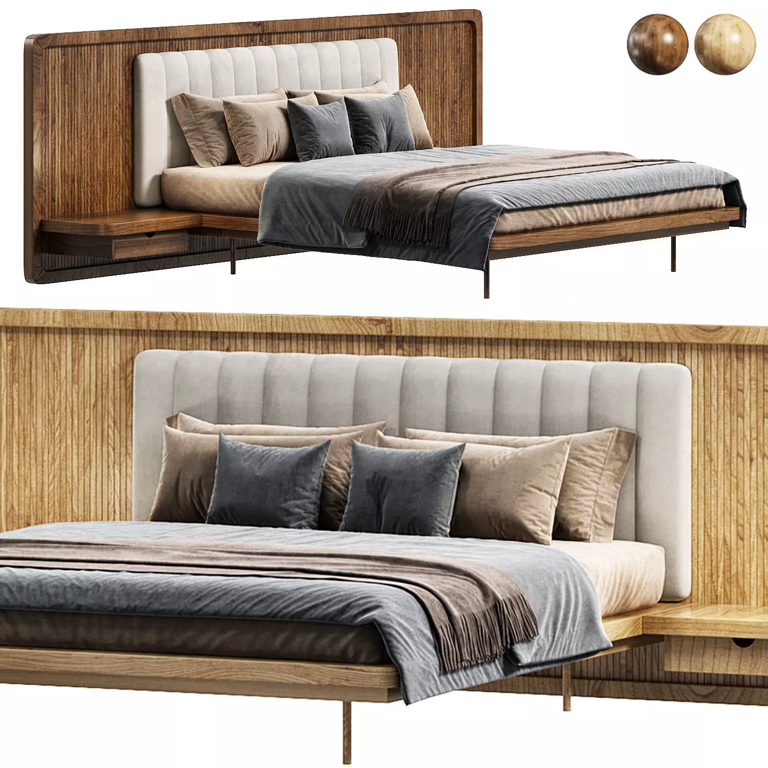 NELSON BED by BONALDO 3D model