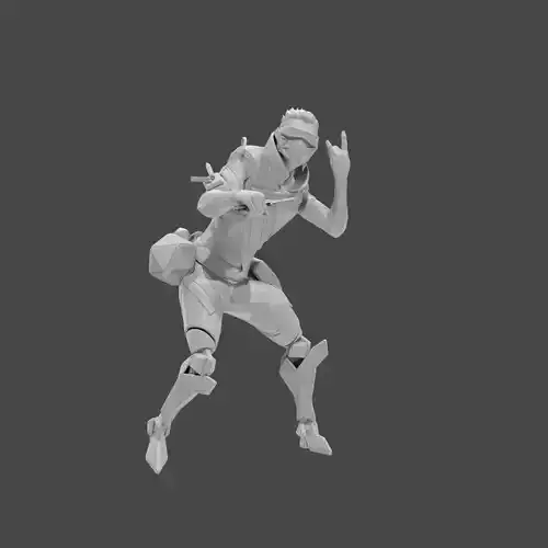 Apex Legends Character 3D Print OBJ STL File Octane  39