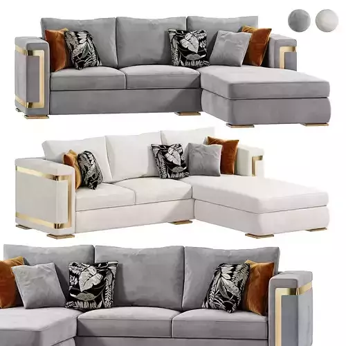 ELEGANT CORNER SOFA by Atmacha