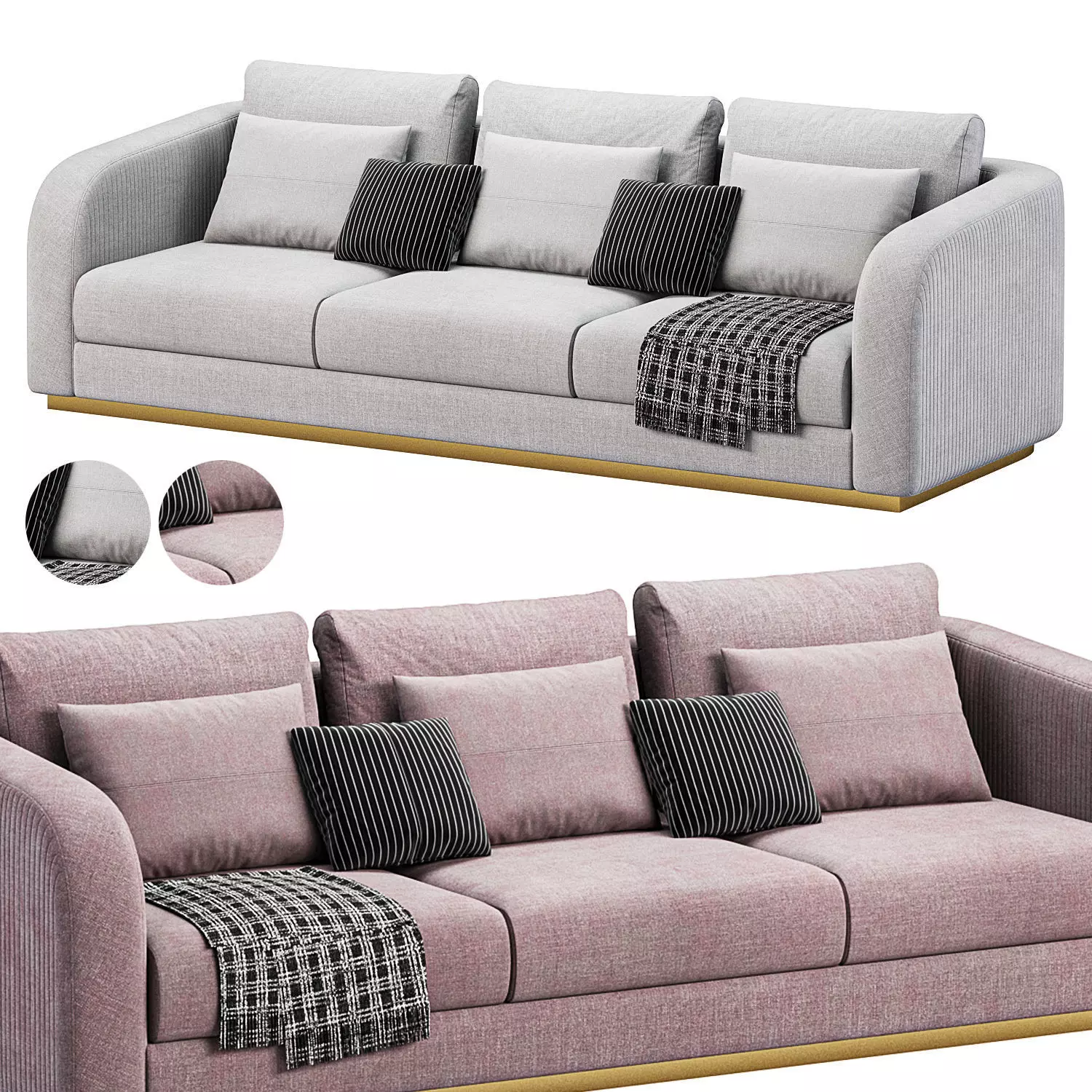 Tesla Koltuk Takimi by Akyuz Mobilya 3D model_0