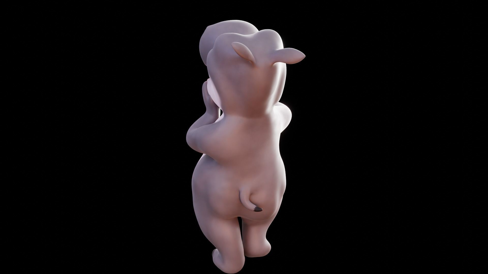 Hippo - Rigged Cartoon Character for Blender Low-poly 3D model_28
