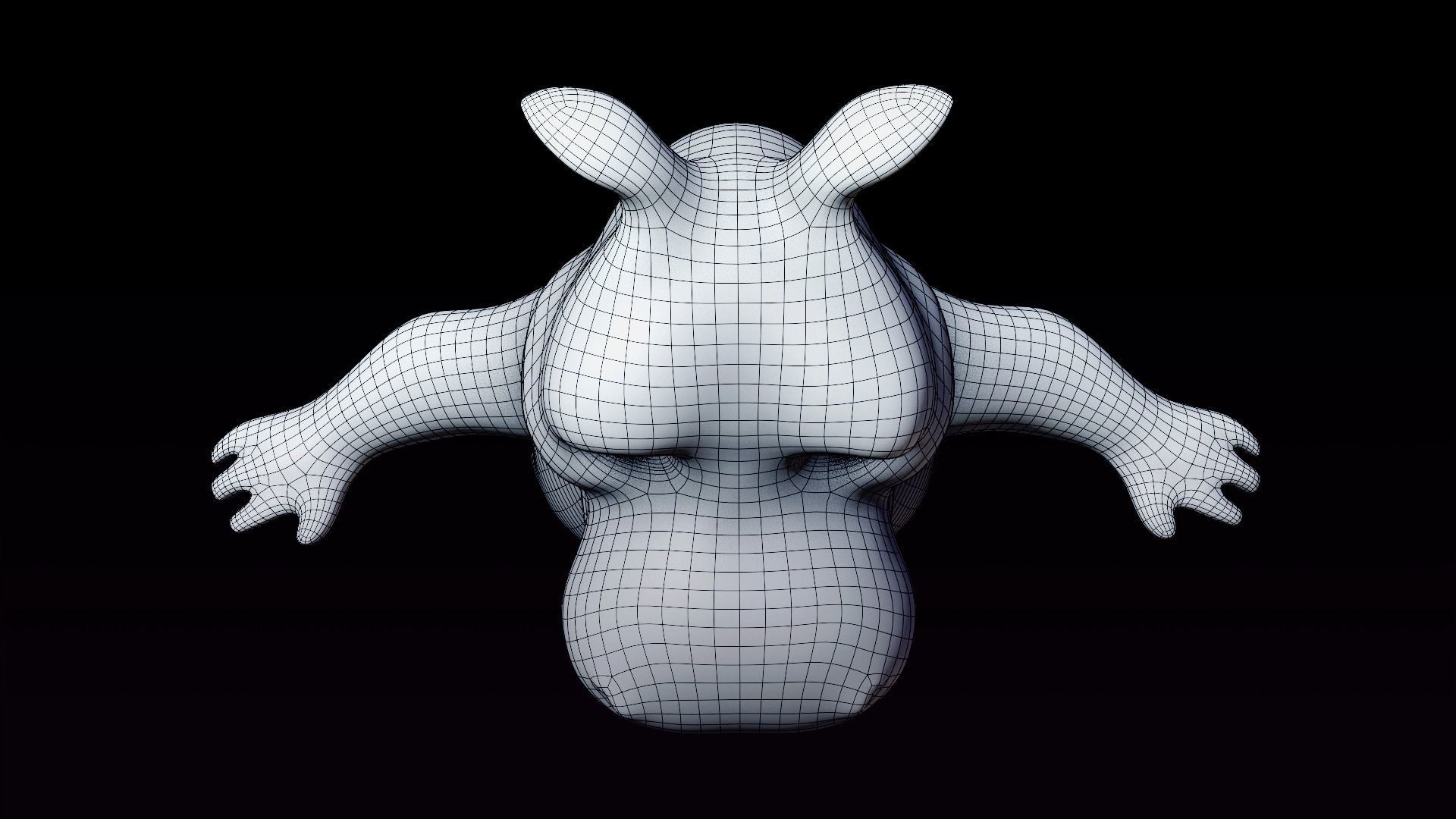 Hippo - Rigged Cartoon Character for Blender Low-poly 3D model_13