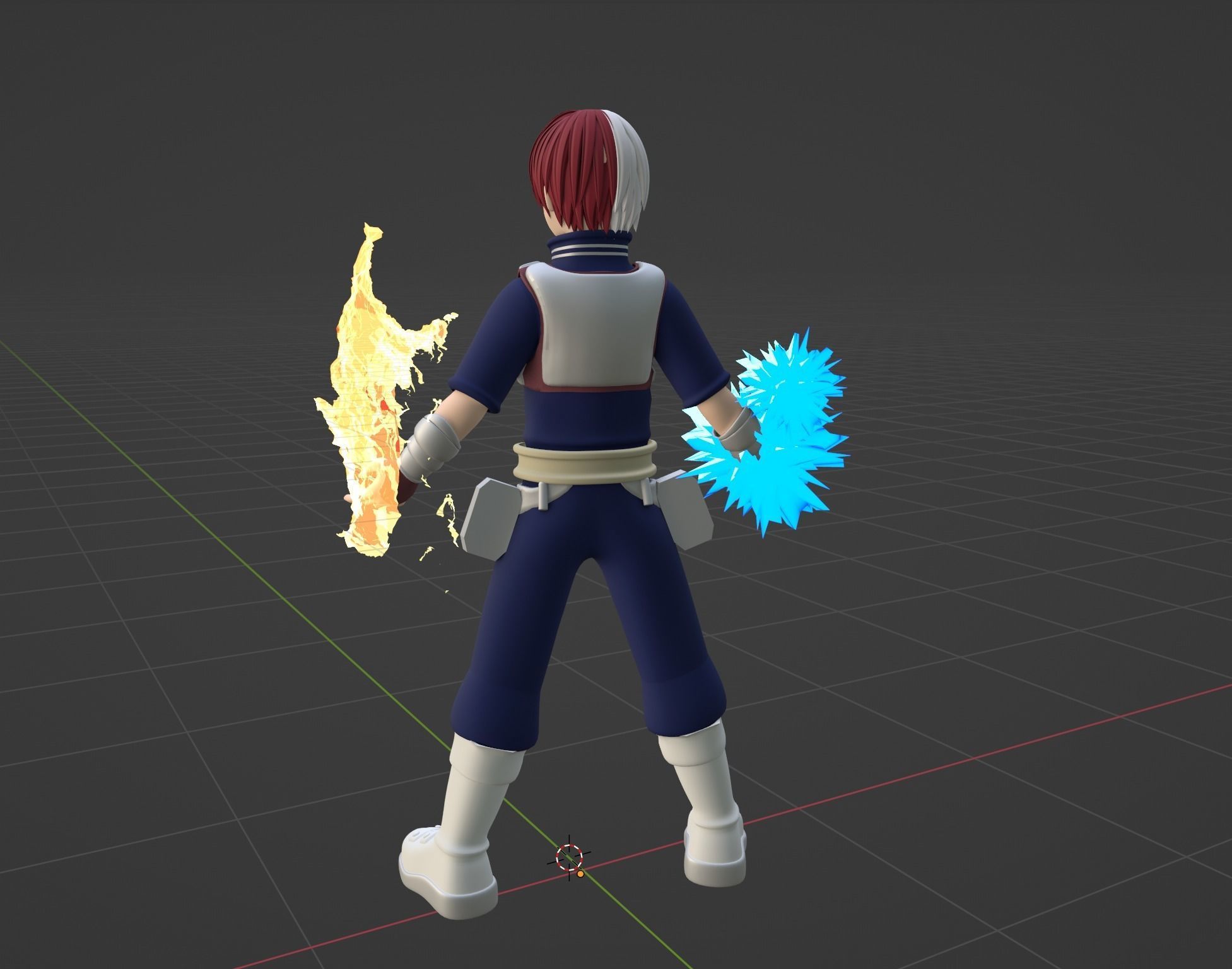 Shoto Todoroki - My Hero Academia 3D model_6