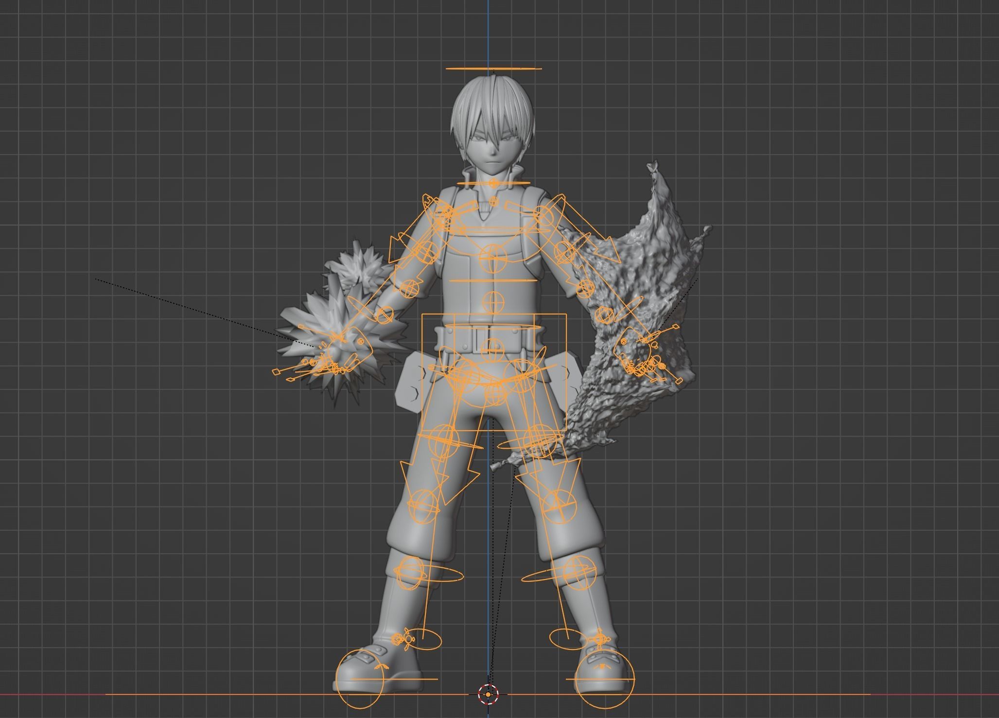 Shoto Todoroki - My Hero Academia 3D model_14