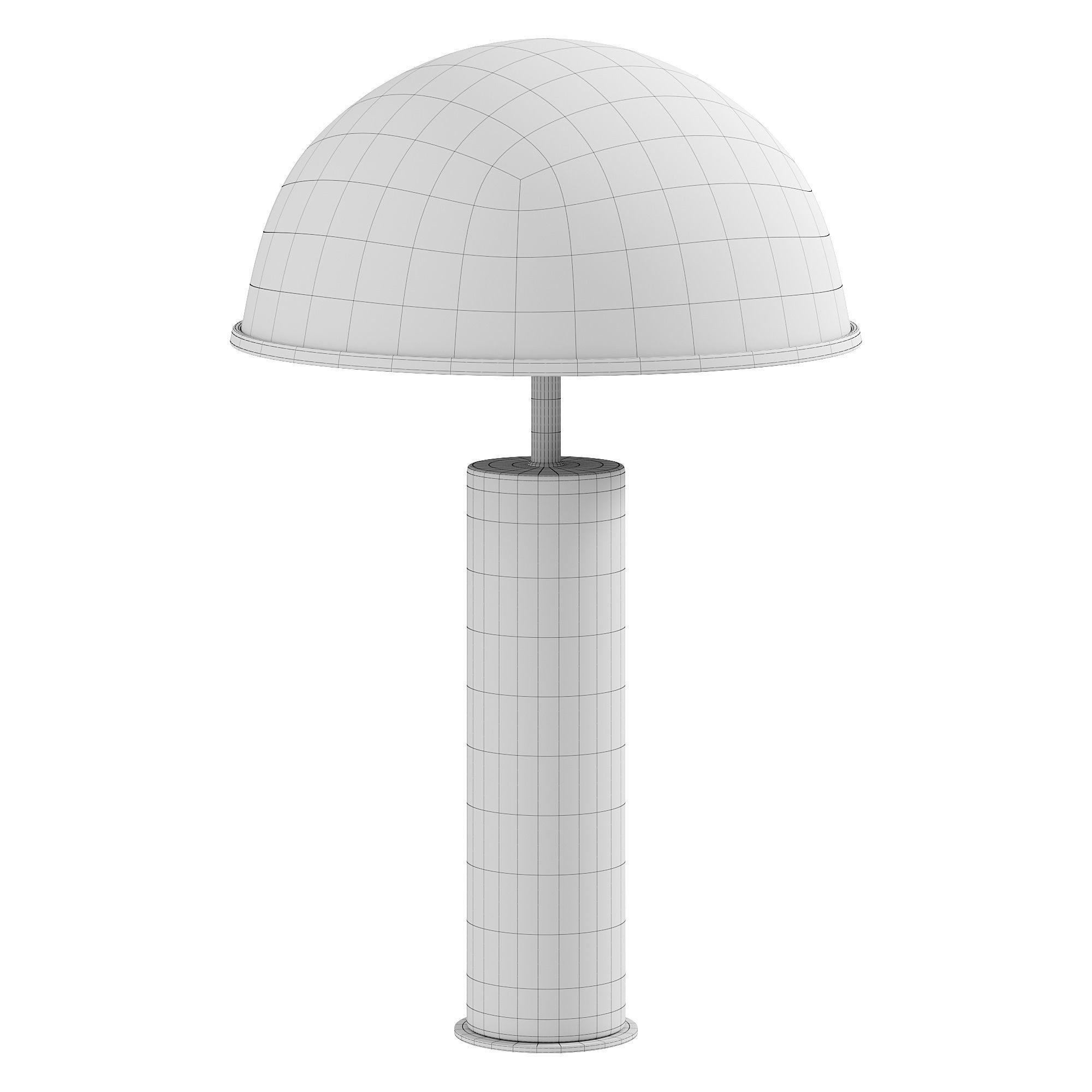Alabaster Table Lamp White by EICHHOLTZ 3D model CGTrader