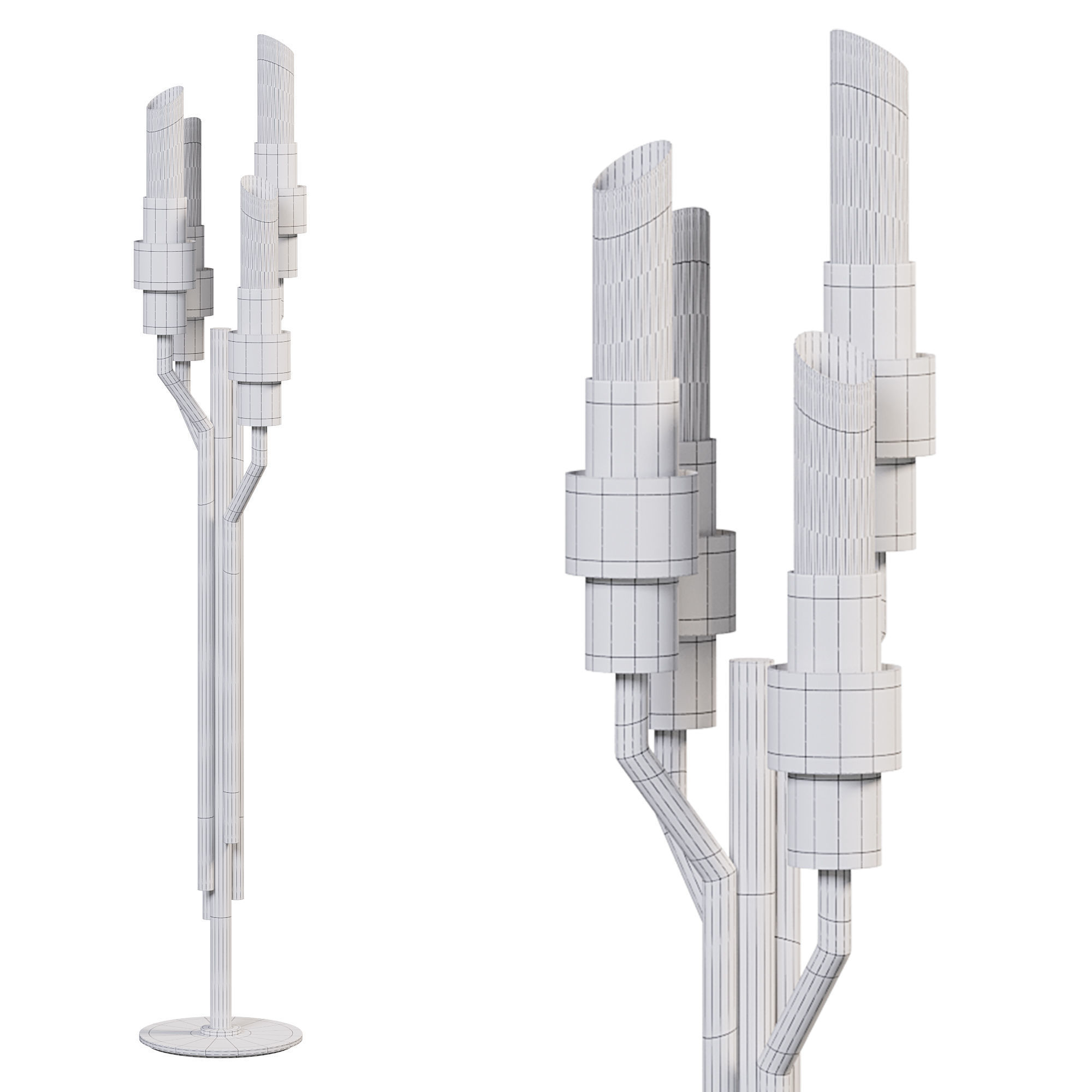 tycho floor lamp by luxdeco 3D model_3