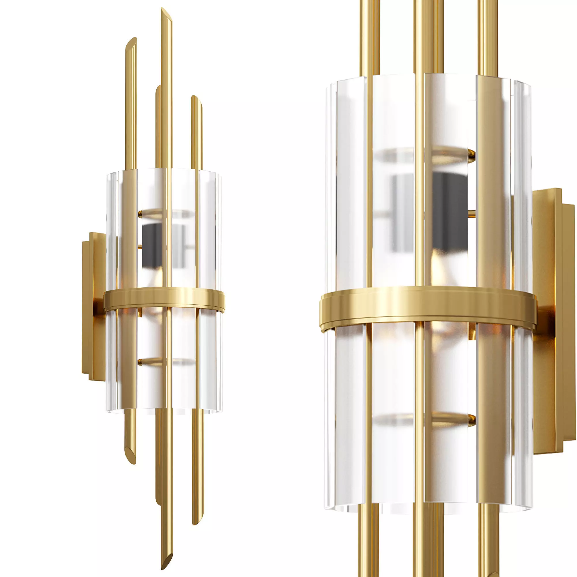Symphony Wall Light By Luxdeco 3D model_0