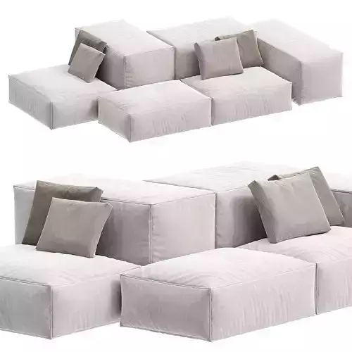 Extrasoft sofa 3d model 