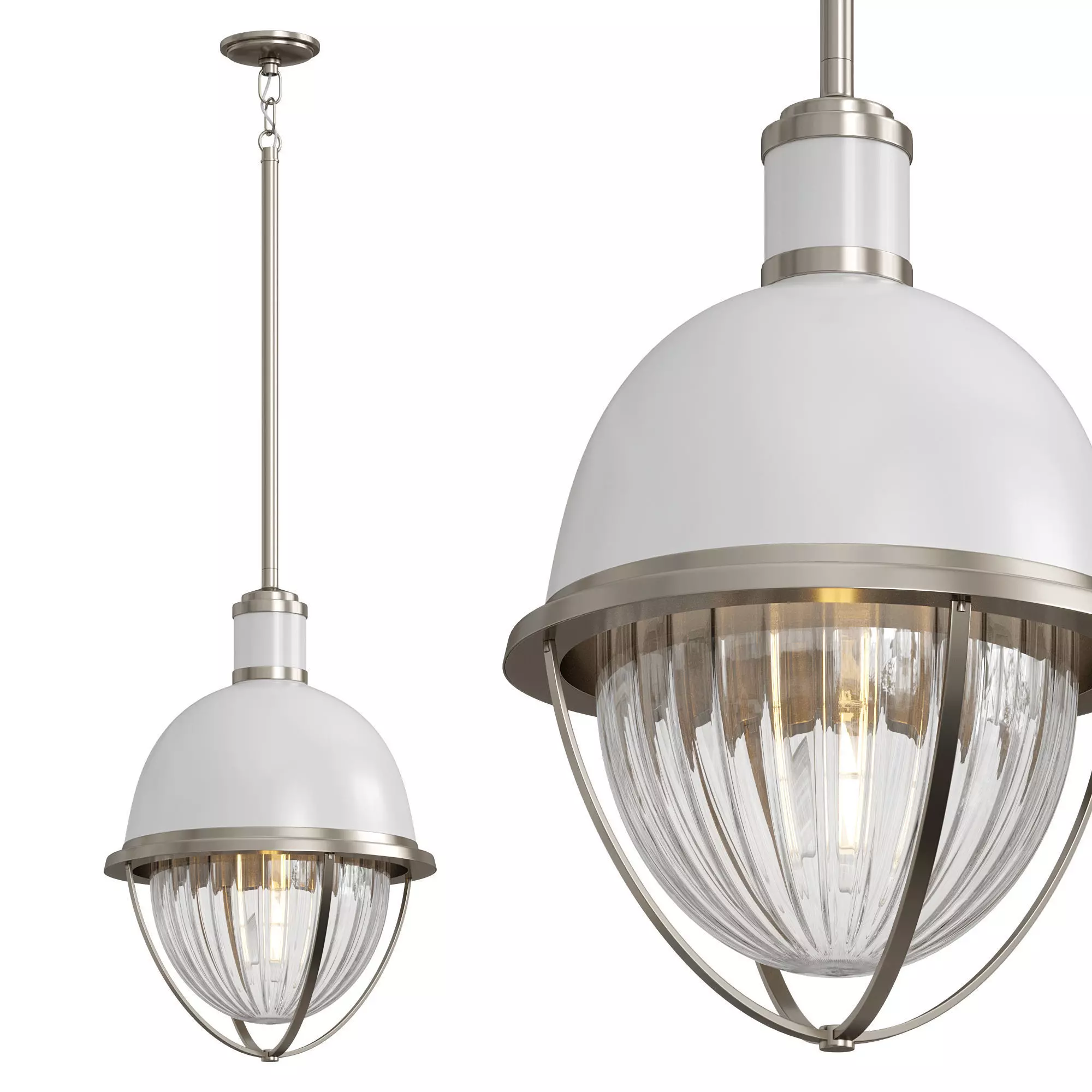 Tollis 1 Light Pendant by Luxdeco 3D model_0