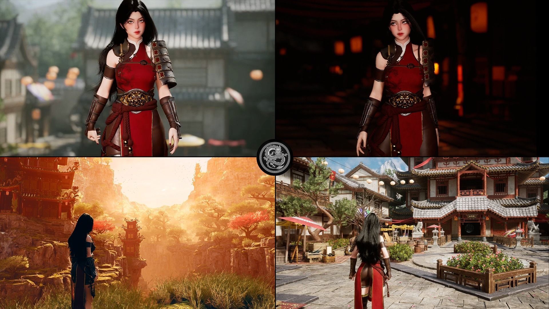 Samurai Girl Tomoe - Game Ready Low-poly 3D model_5