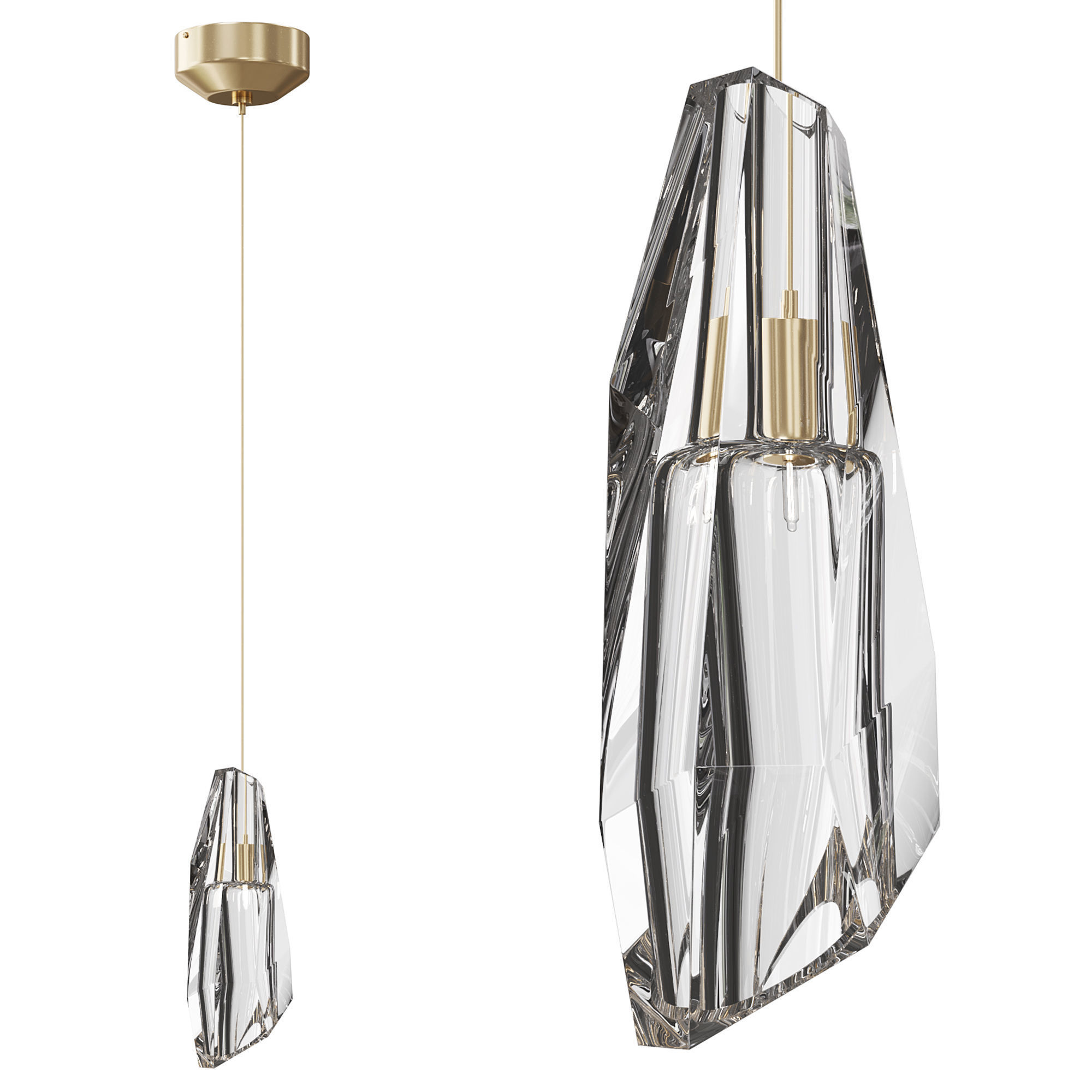 Luma Mini Pendant by lightology 3D model_2