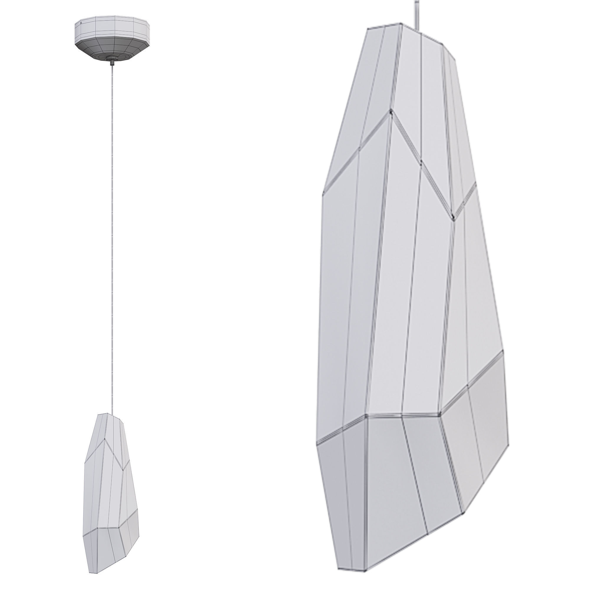 Luma Mini Pendant by lightology 3D model_3