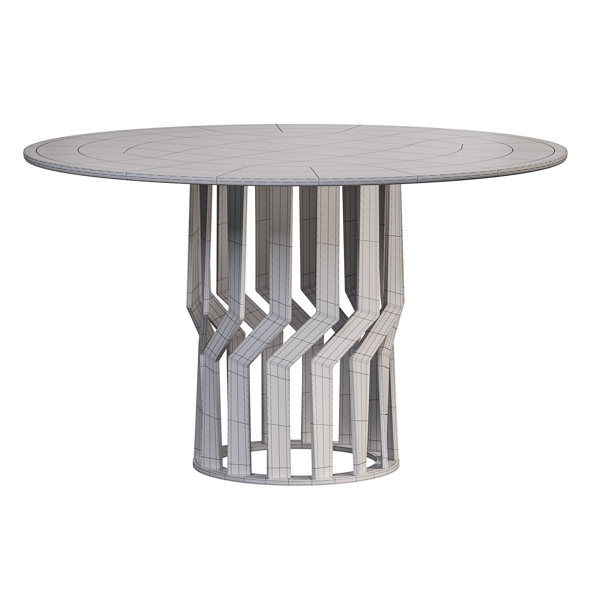 INTRECCIO table by Potocco 3D model_2