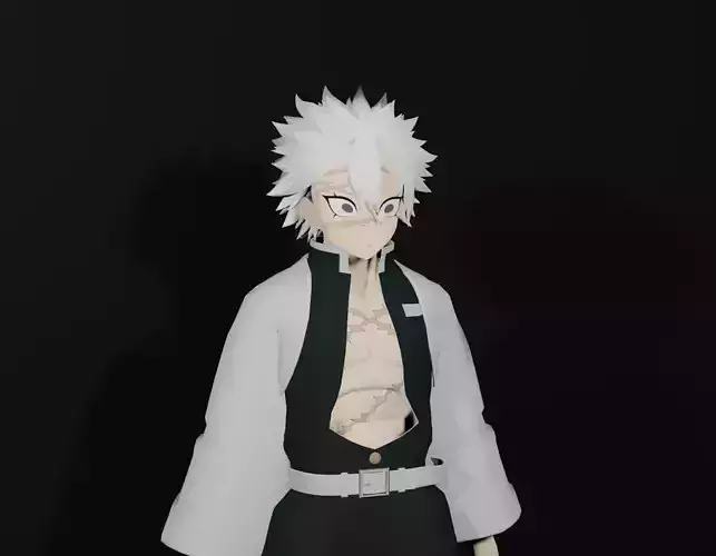 Sanemi Shinazugawa 3D model