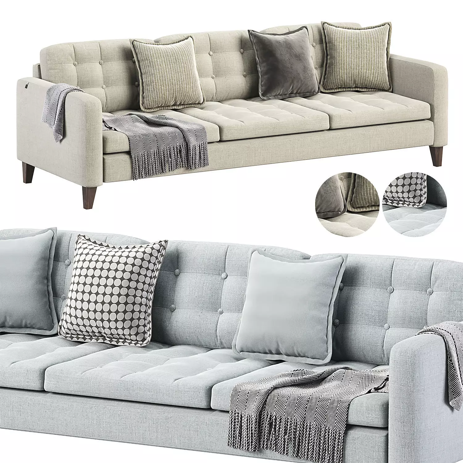 Sofa A74 by Delavega 3D model_0