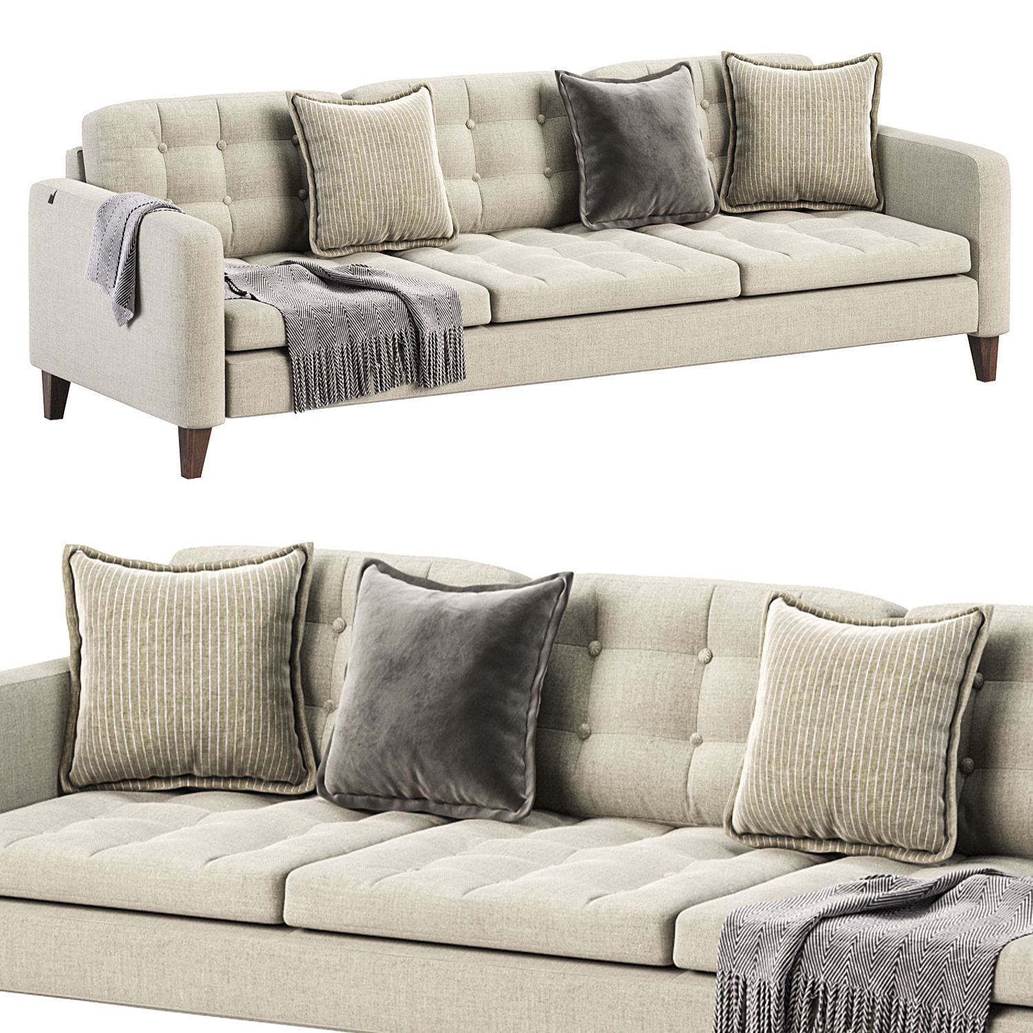 Sofa A74 by Delavega 3D model_1