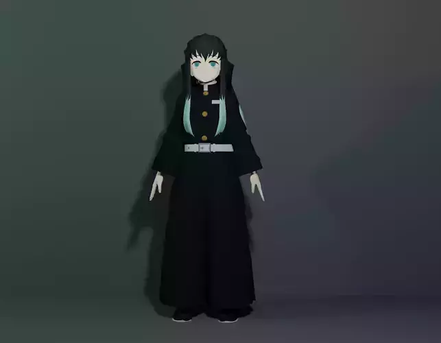 Muichiro Tokito 3D model