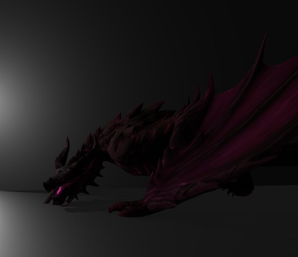 evil dragon 3D model_3