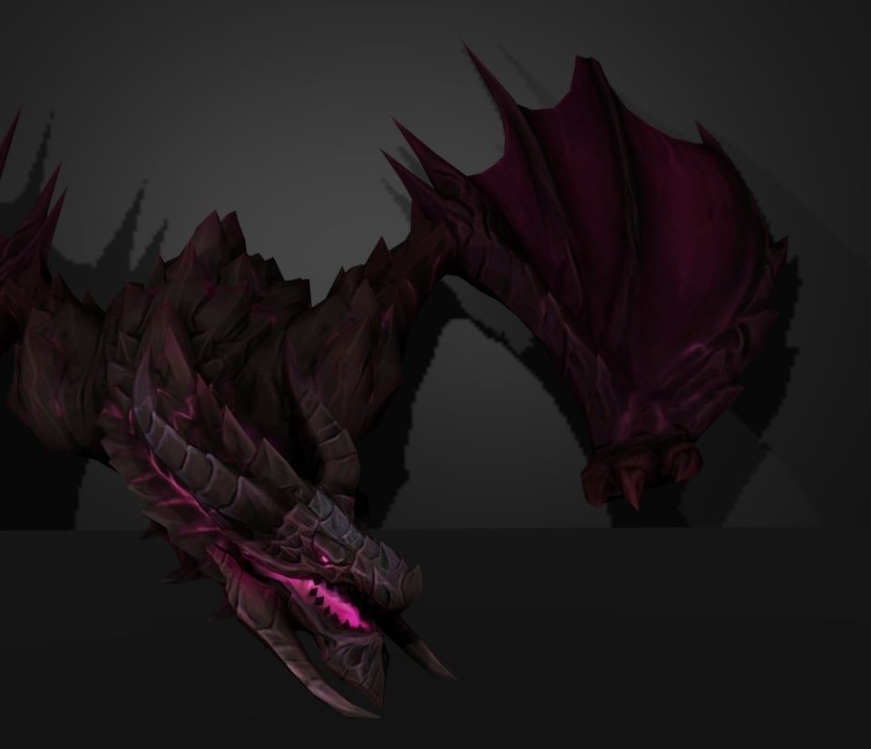 evil dragon 3D model_2