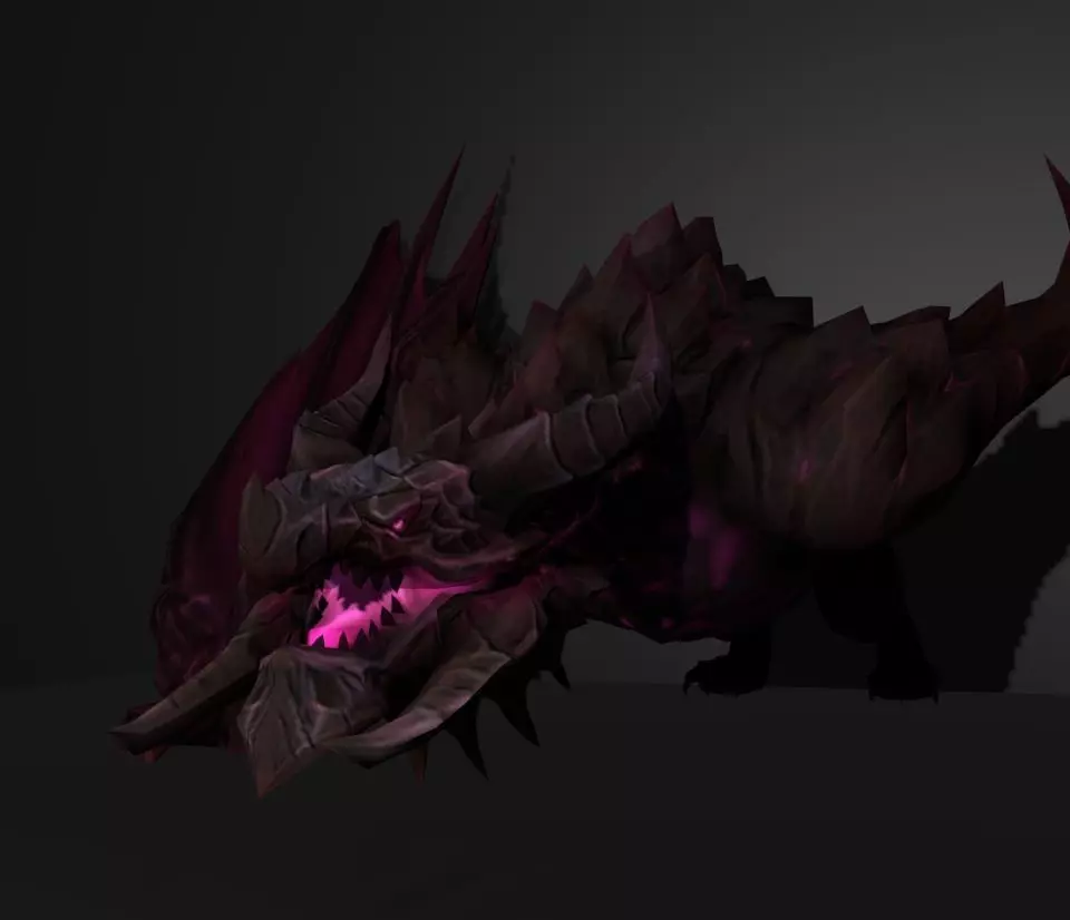 evil dragon 3D model_0