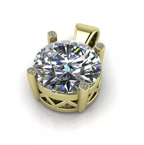 Round pendant Model new 4113 3D print model