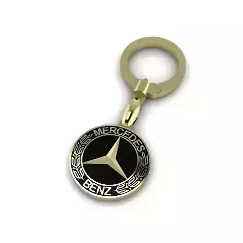 Keychain with Mercedes Benz sign Model 4110