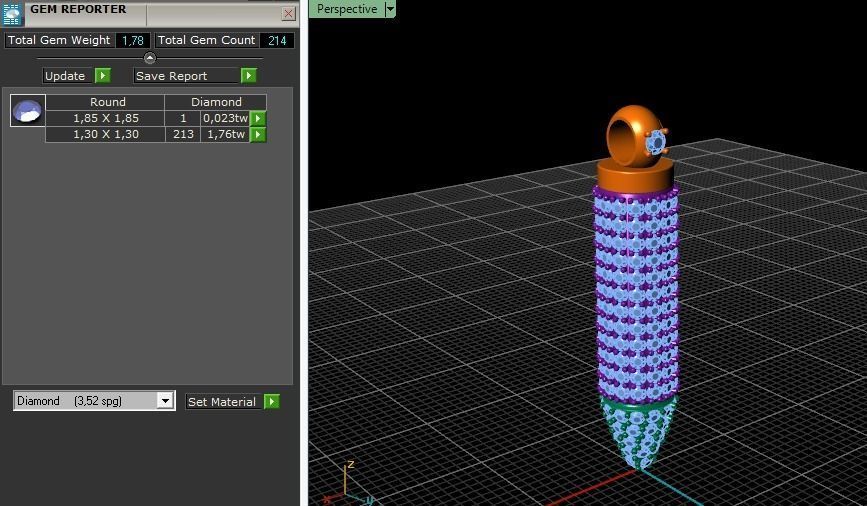 Bullet pendant Model 4108 3D print model_7