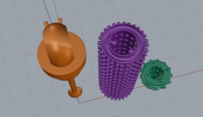 Bullet pendant Model 4108 3D print model_3